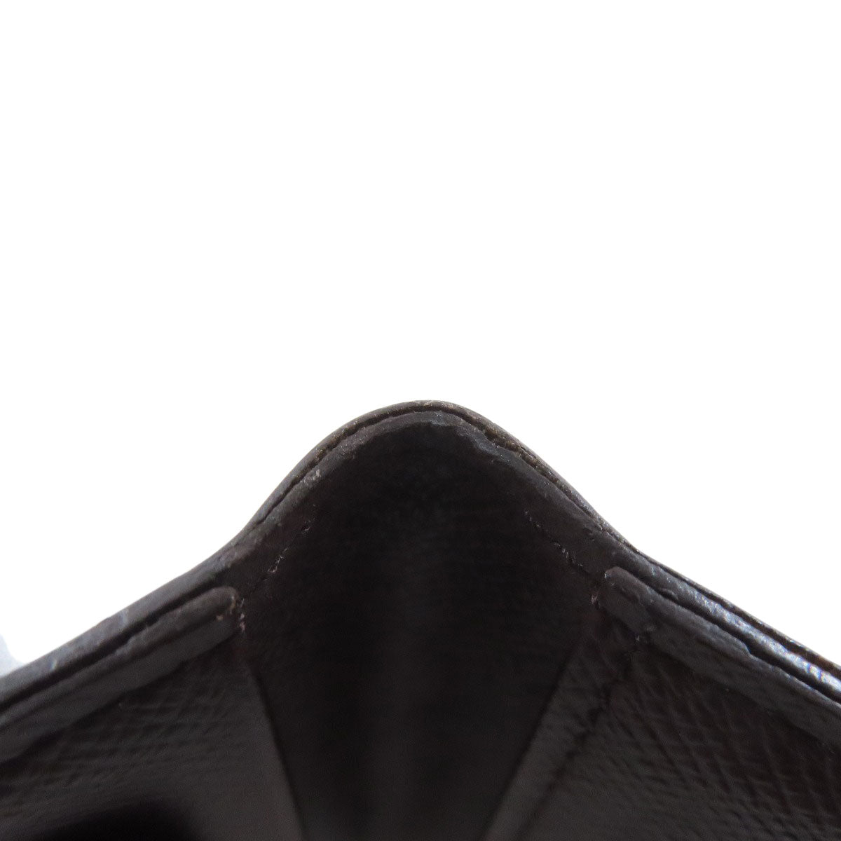 LOUIS VUITTON Bifold Wallet N61823 Damier canvas Brown Porto Valur Cult Credit