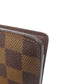 LOUIS VUITTON Bifold Wallet N61823 Damier canvas Brown Porto Valur Cult Credit