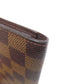 LOUIS VUITTON Bifold Wallet N61823 Damier canvas Brown Porto Valur Cult Credit