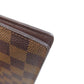 LOUIS VUITTON Bifold Wallet N61823 Damier canvas Brown Porto Valur Cult Credit