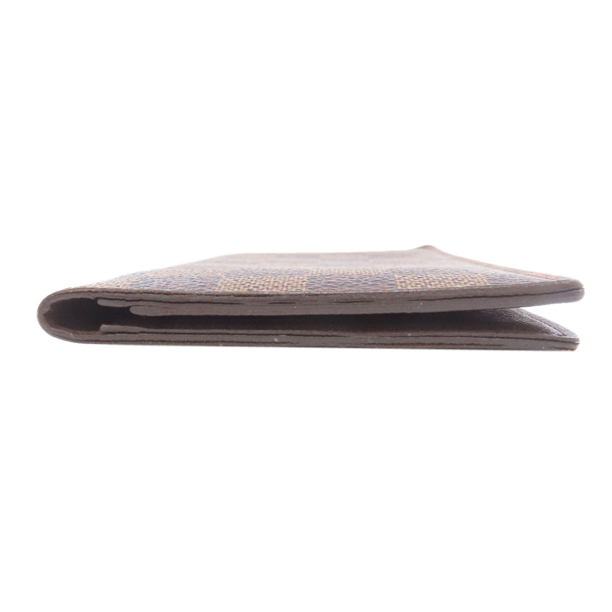 LOUIS VUITTON Bifold Wallet N61823 Damier canvas Brown Porto Valur Cult Credit