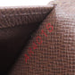 LOUIS VUITTON Bifold Wallet N61823 Damier canvas Brown Porto Valur Cult Credit