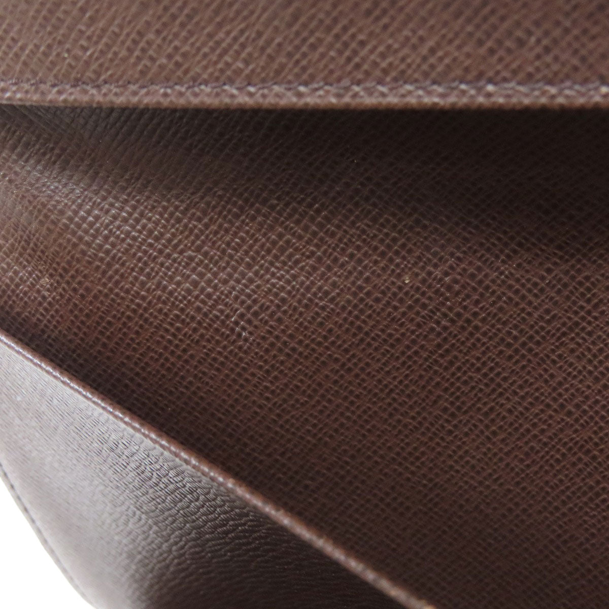 LOUIS VUITTON Bifold Wallet N61823 Damier canvas Brown Porto Valur Cult Credit