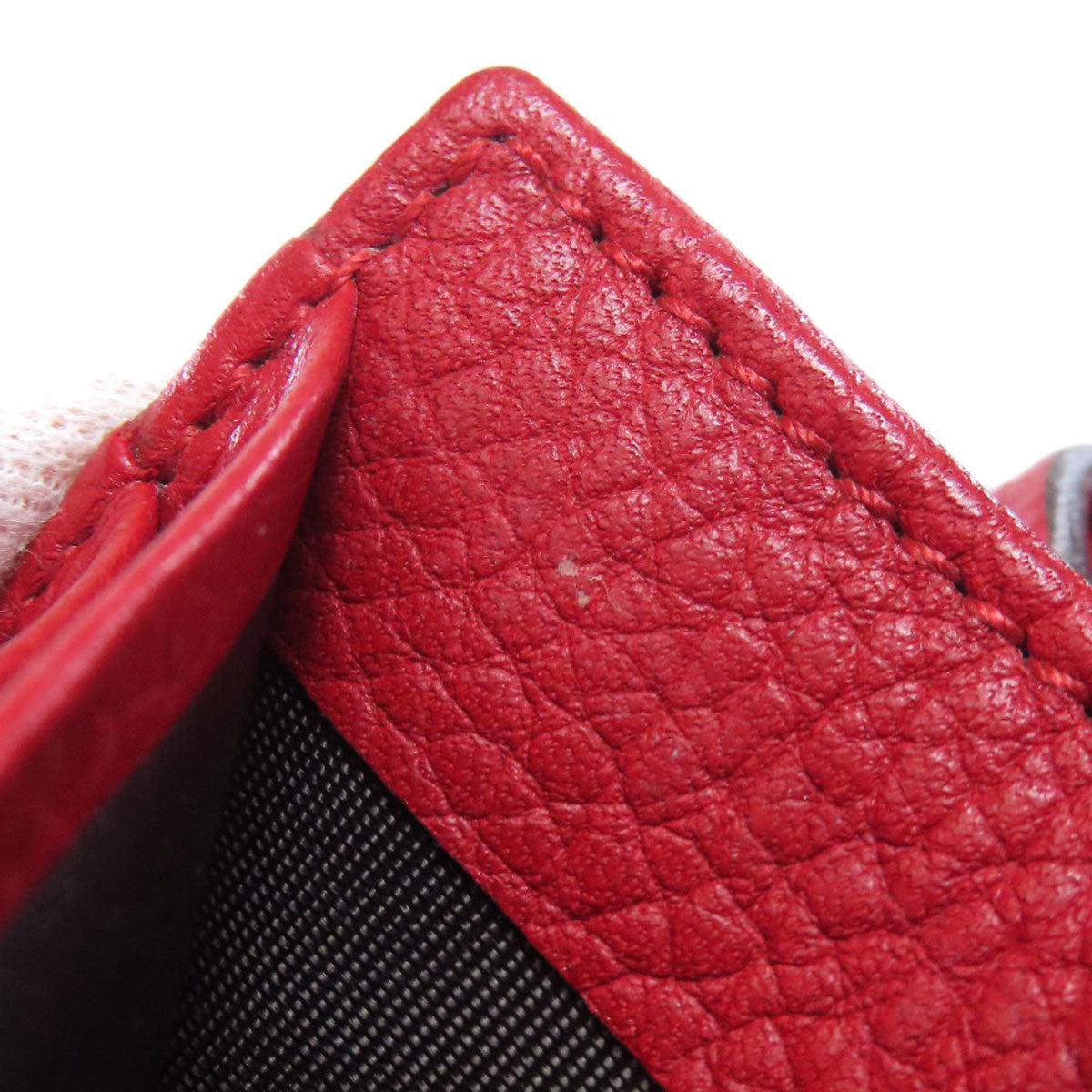 GUCCI Bifold Wallet 453169 Calfskin Red Animalie