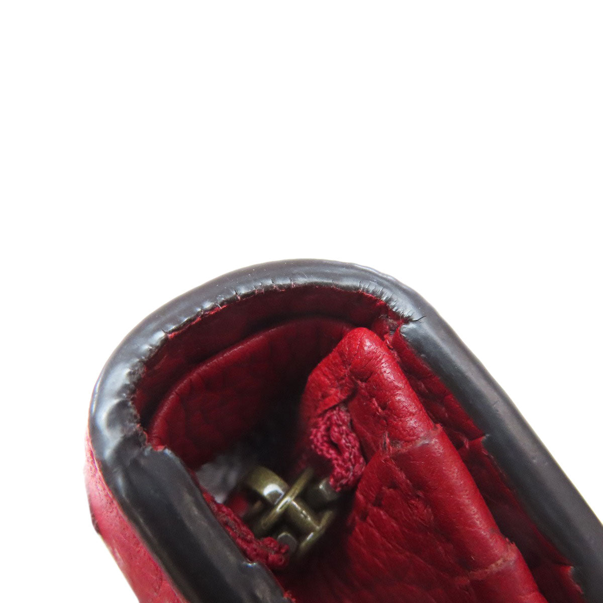 GUCCI Bifold Wallet 453169 Calfskin Red Animalie