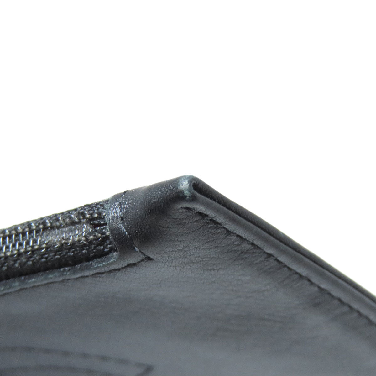 CHANEL Accessory pouch lambskin black COCO Mark