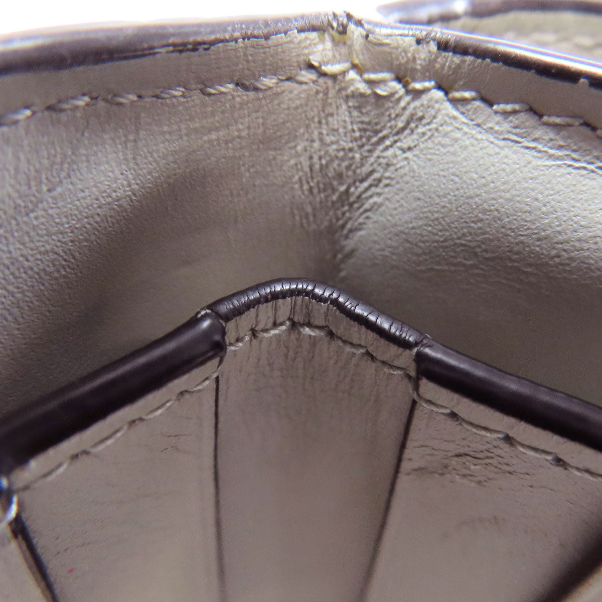 LOEWE Bifold Wallet Calfskin green Puzzle Compact