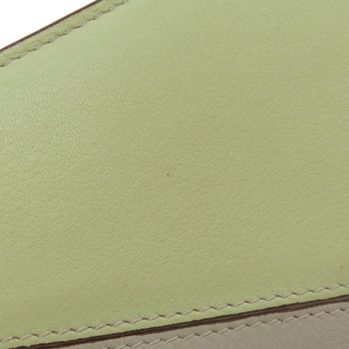 LOEWE Bifold Wallet Calfskin green Puzzle Compact