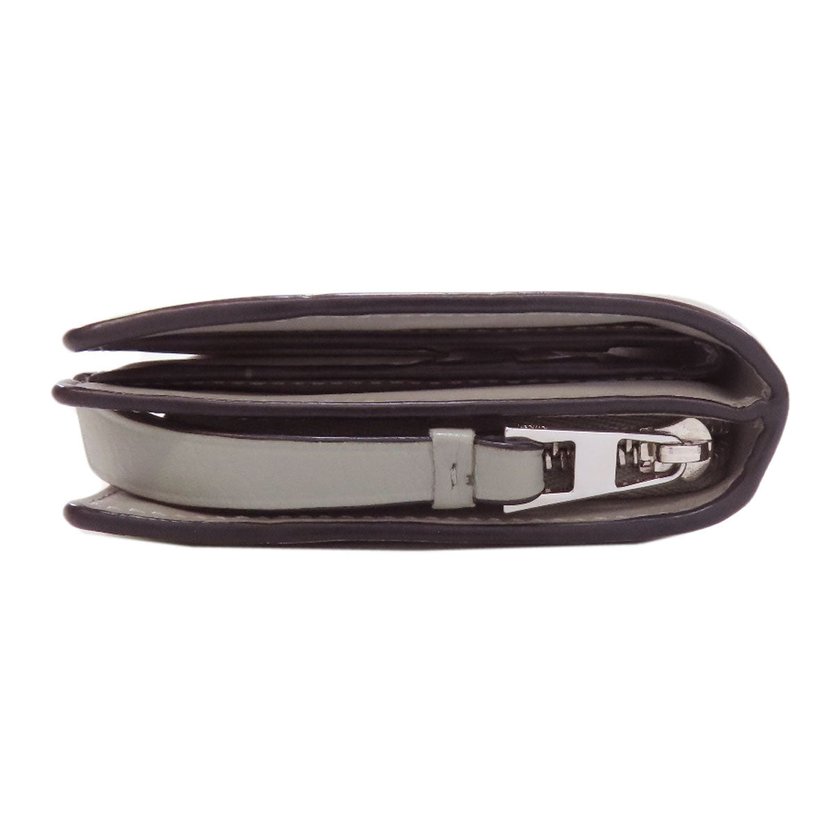 LOEWE Bifold Wallet Calfskin green Puzzle Compact