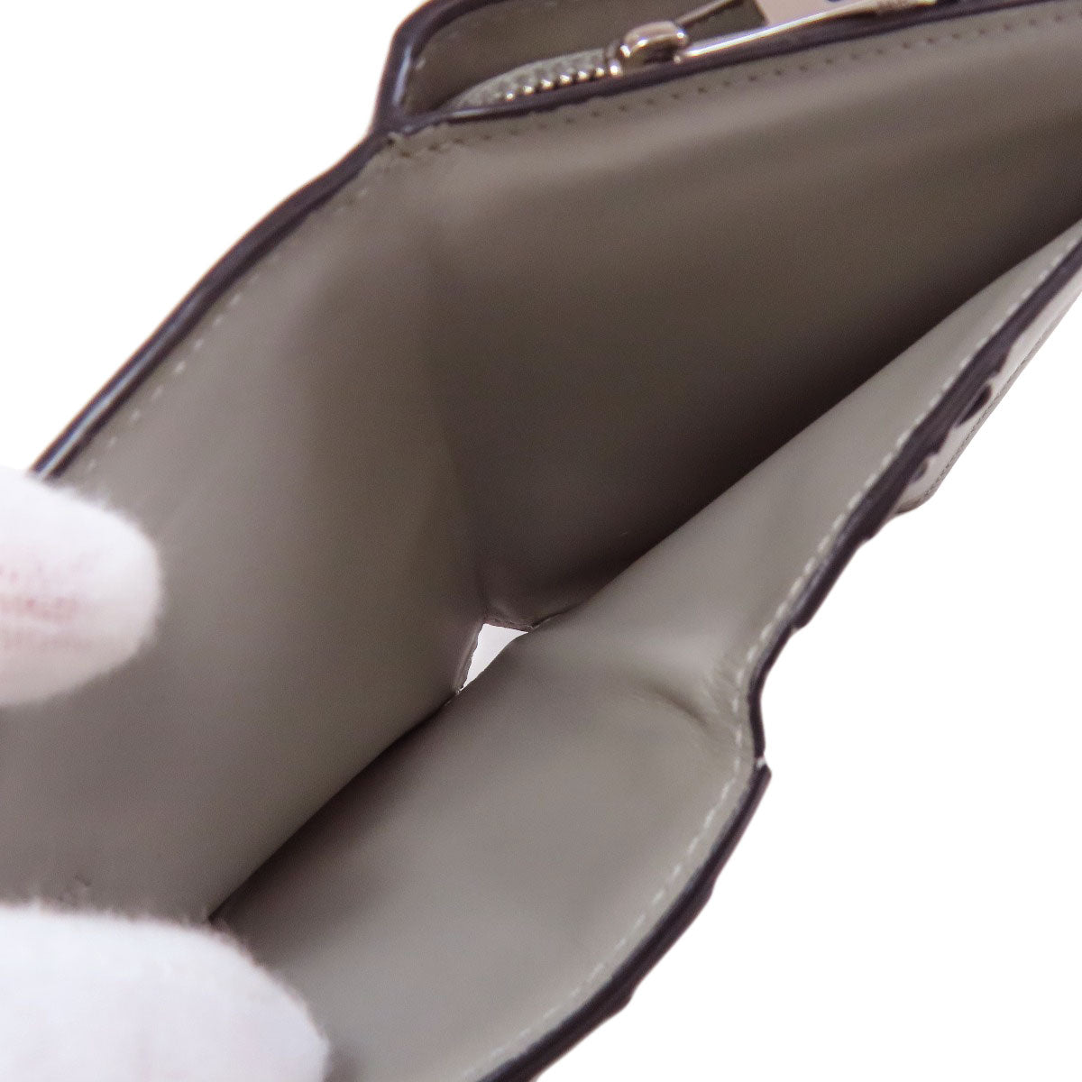 LOEWE Bifold Wallet Calfskin green Puzzle Compact