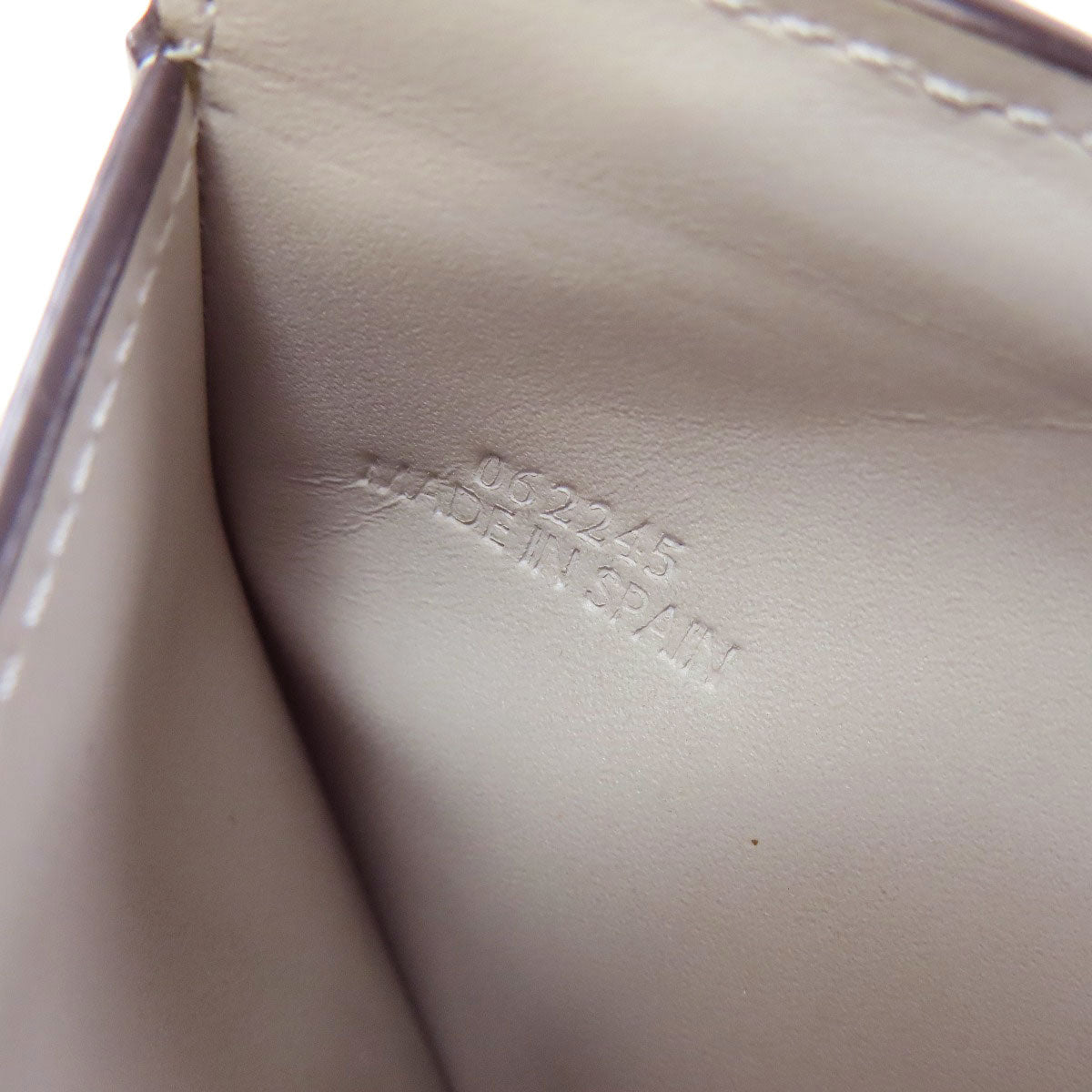 LOEWE Bifold Wallet Calfskin green Puzzle Compact