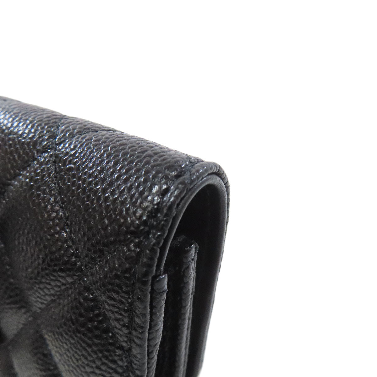 CHANEL Hip bag Grained Calfskin Skin black Matelasse Gold Metal