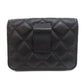 CHANEL Hip bag Grained Calfskin Skin black Matelasse Gold Metal