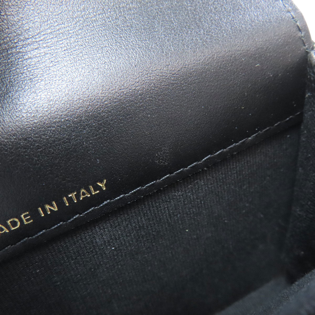 CHANEL Hip bag Grained Calfskin Skin black Matelasse Gold Metal