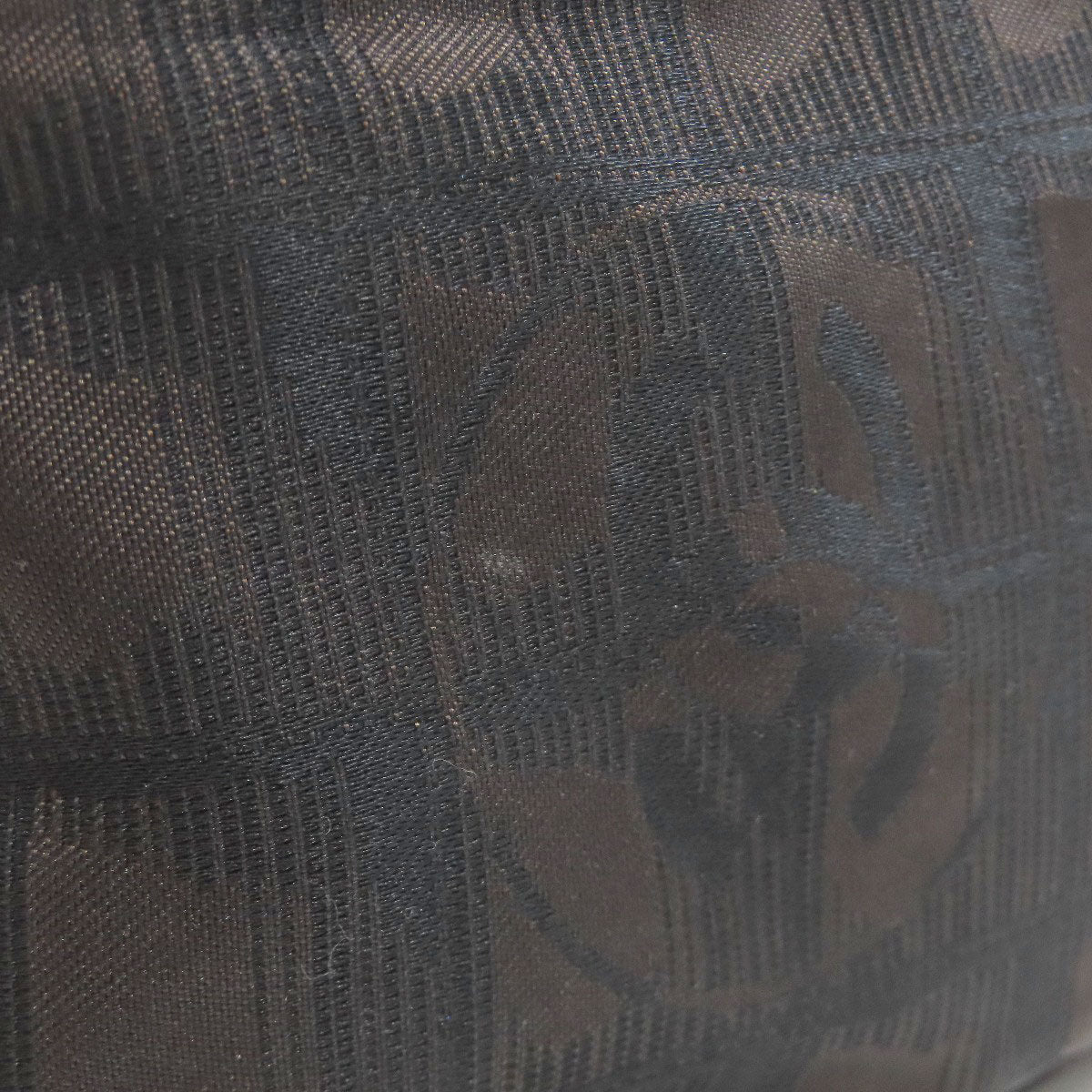 CHANEL Shoulder Bag Nylon jacquard Brown New travel line