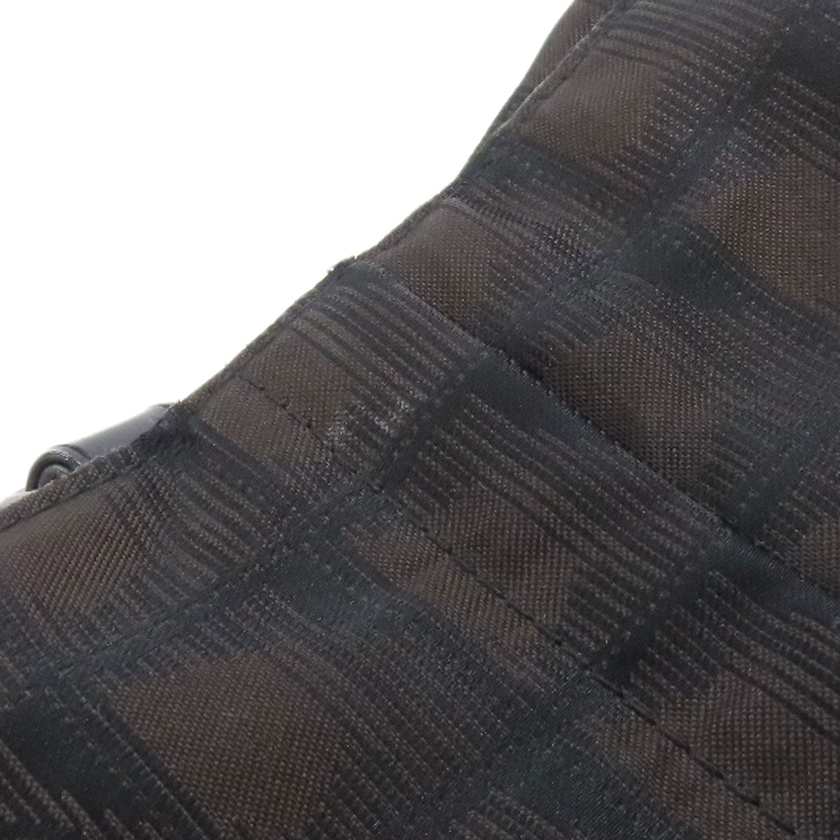 CHANEL Shoulder Bag Nylon jacquard Brown New travel line