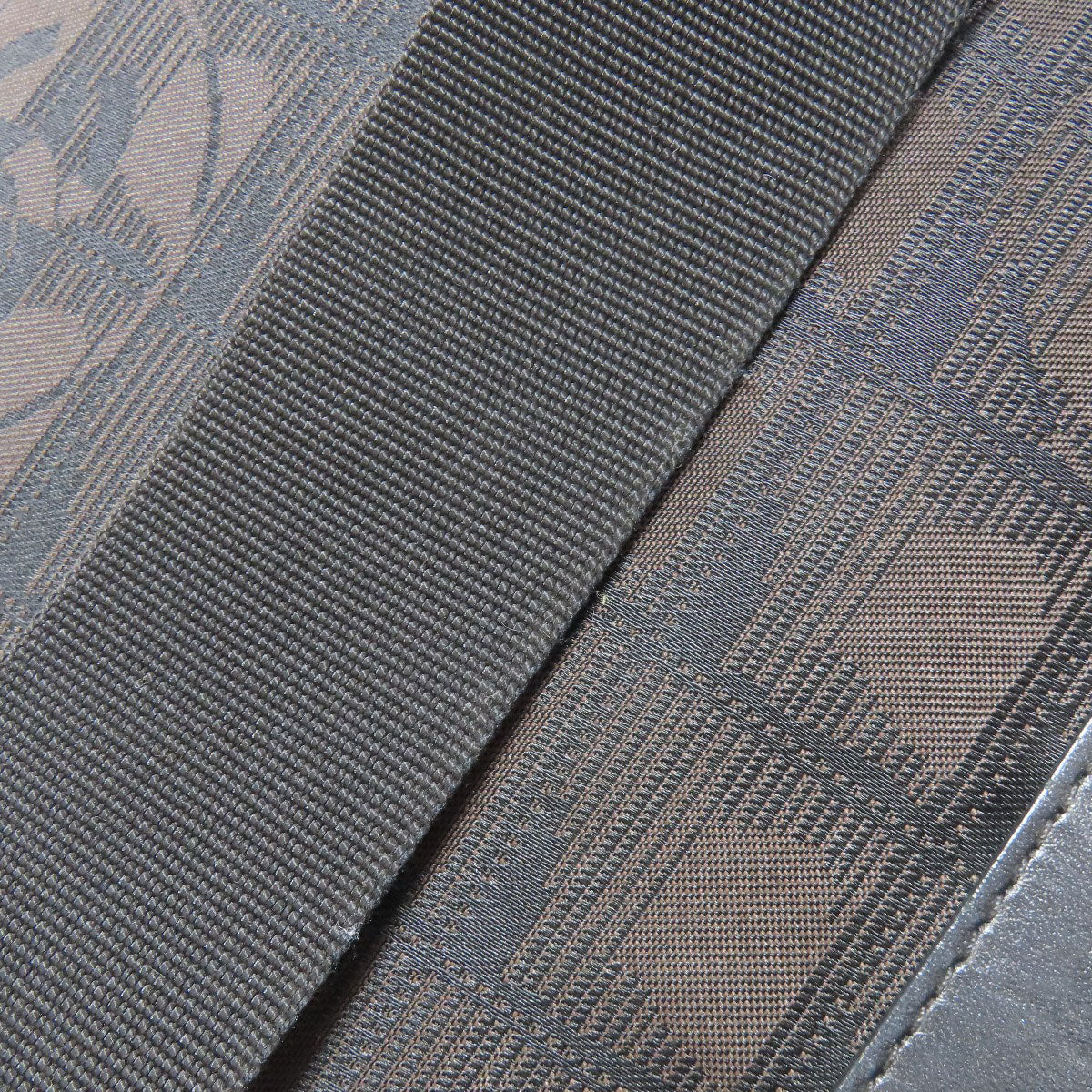 CHANEL Shoulder Bag Nylon jacquard Brown New travel line