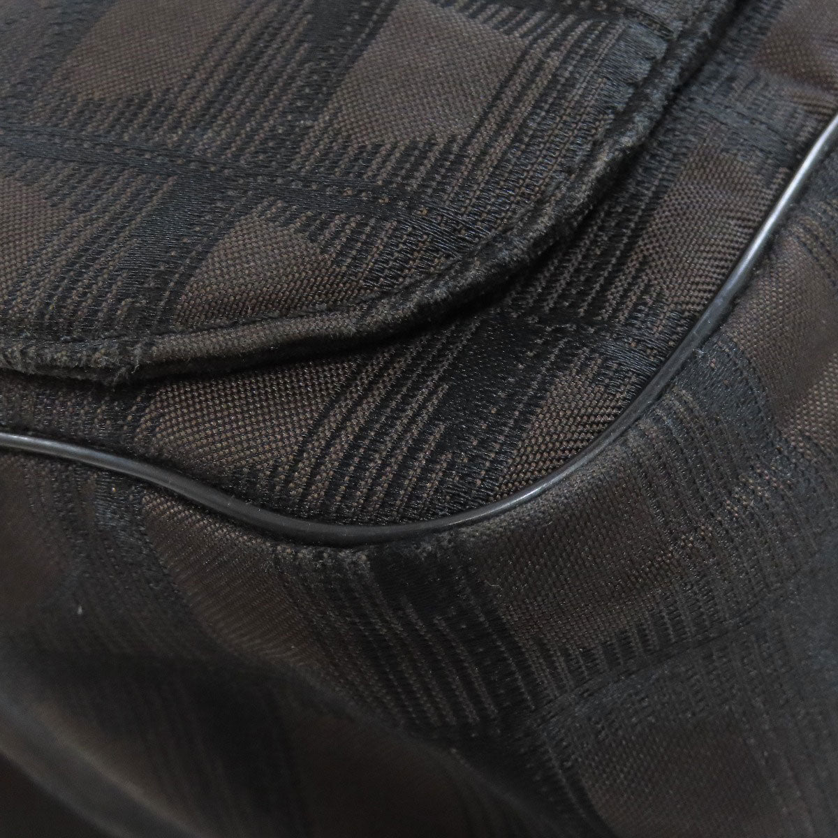 CHANEL Shoulder Bag Nylon jacquard Brown New travel line