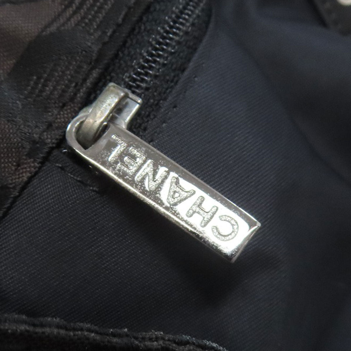 CHANEL Shoulder Bag Nylon jacquard Brown New travel line