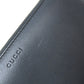 GUCCI Long Wallet Purse 453158 Calfskin black Nimfair Zip Around Bamboo