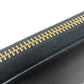 GUCCI Long Wallet Purse 453158 Calfskin black Nimfair Zip Around Bamboo