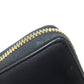 GUCCI Long Wallet Purse 453158 Calfskin black Nimfair Zip Around Bamboo