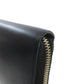 GUCCI Long Wallet Purse 453158 Calfskin black Nimfair Zip Around Bamboo