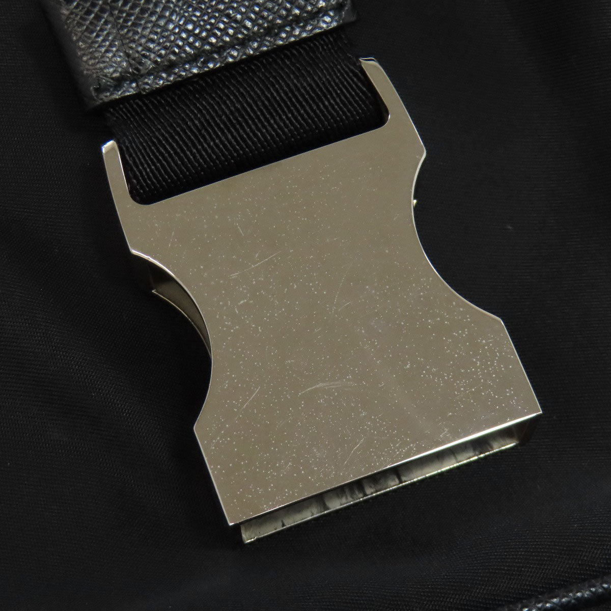 PRADA Sling bag Nylon black logoMetal