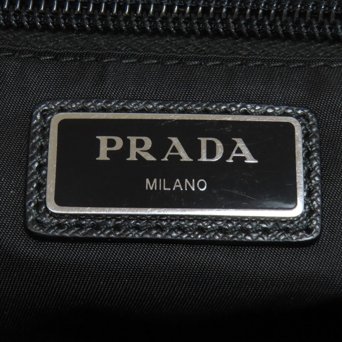PRADA Sling bag Nylon black logoMetal