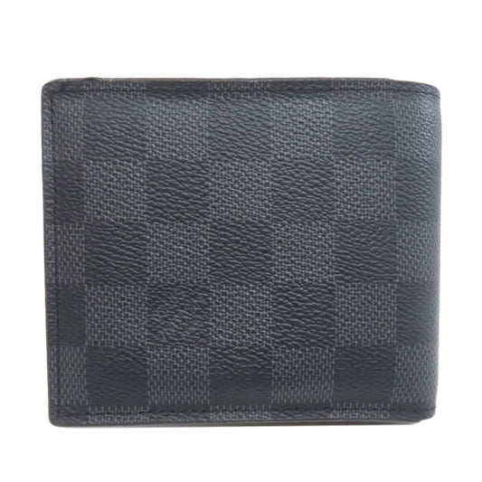 LOUIS VUITTON Bifold Wallet N60053 Damier canvas gray Portefeuille Amerigo NM