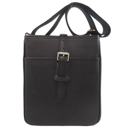 BURBERRY Shoulder Bag leather black logo