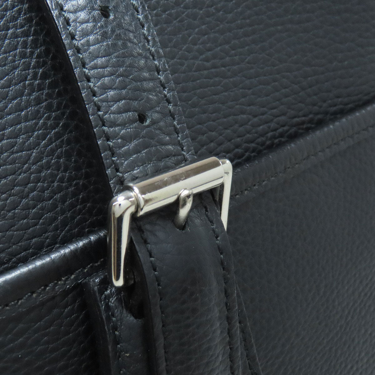 BURBERRY Shoulder Bag leather black logo
