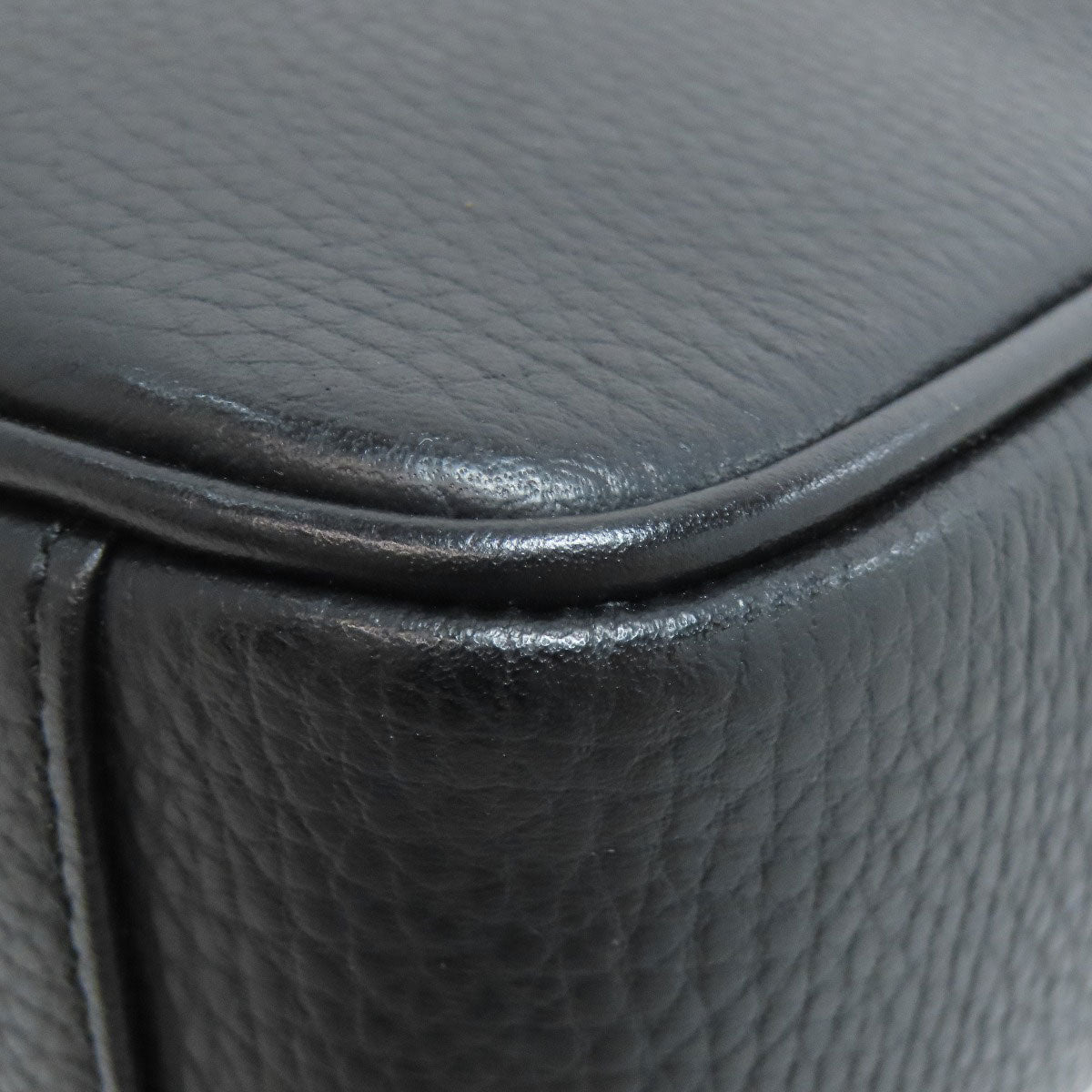 BURBERRY Shoulder Bag leather black logo