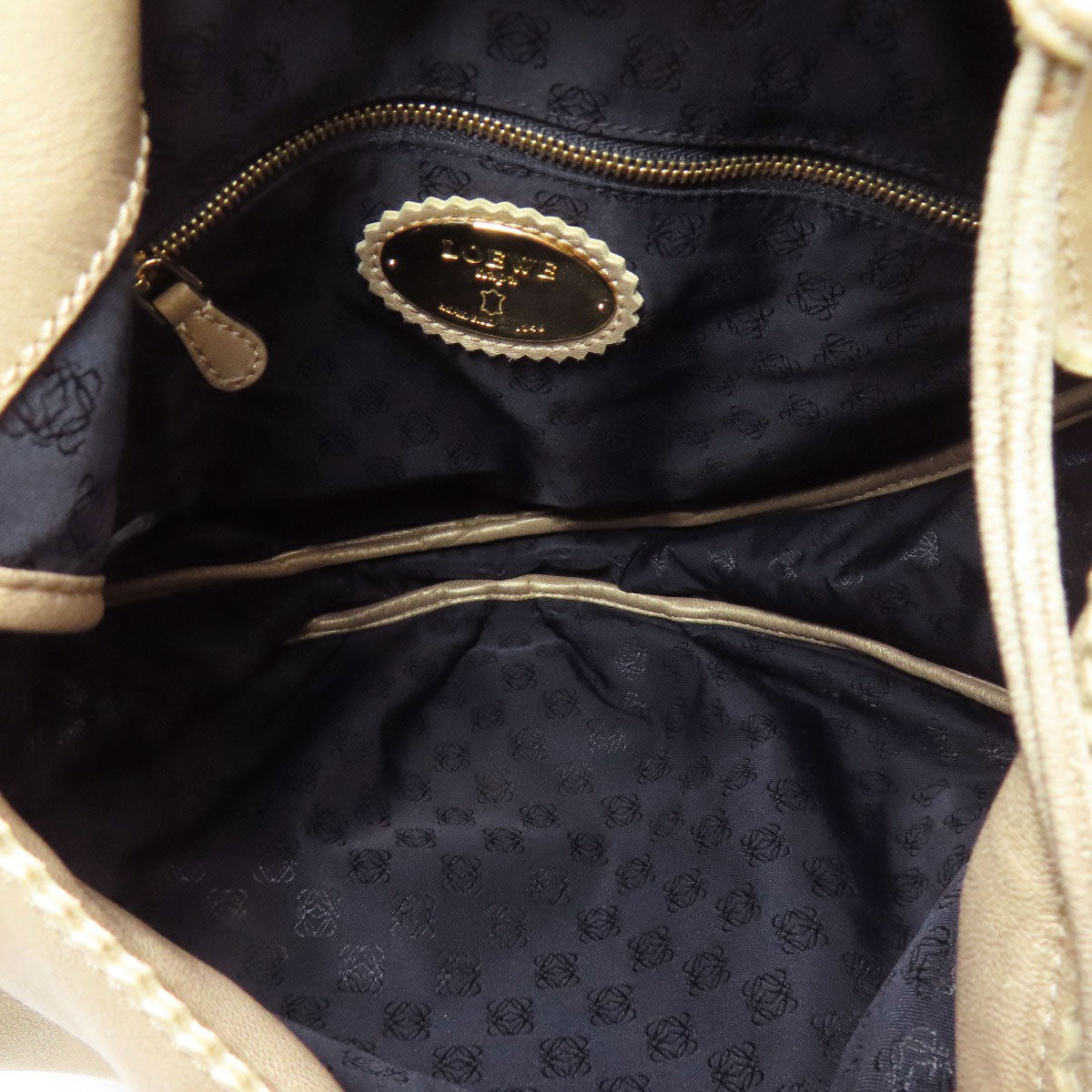 LOEWE Handbag Calfskin gold logo