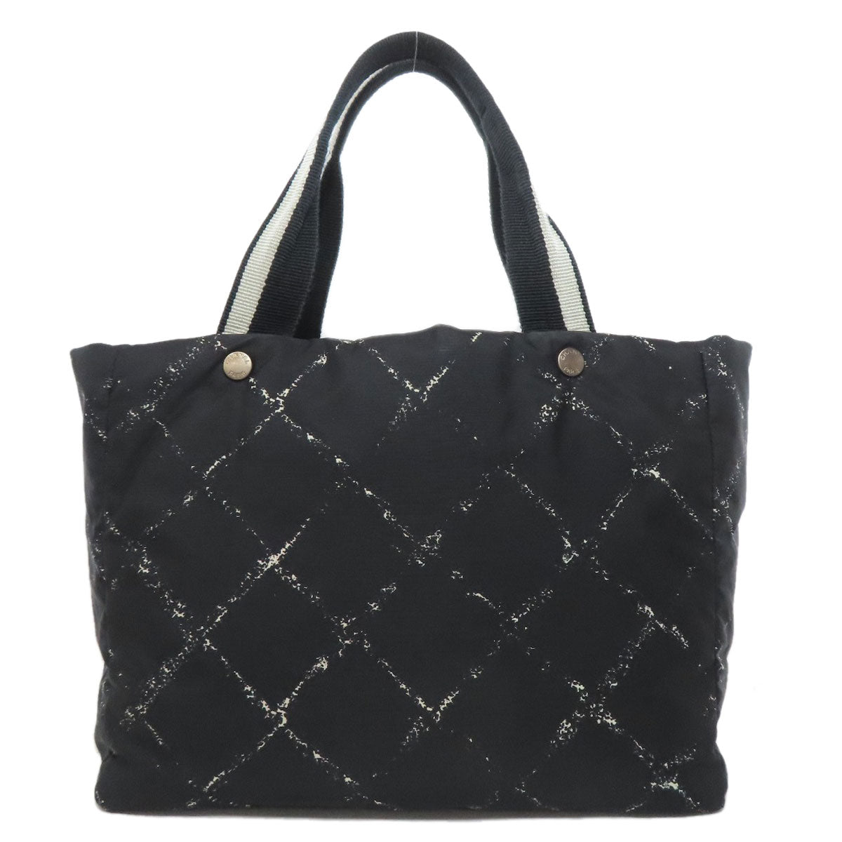 CHANEL Tote Bag Nylon black Travel line