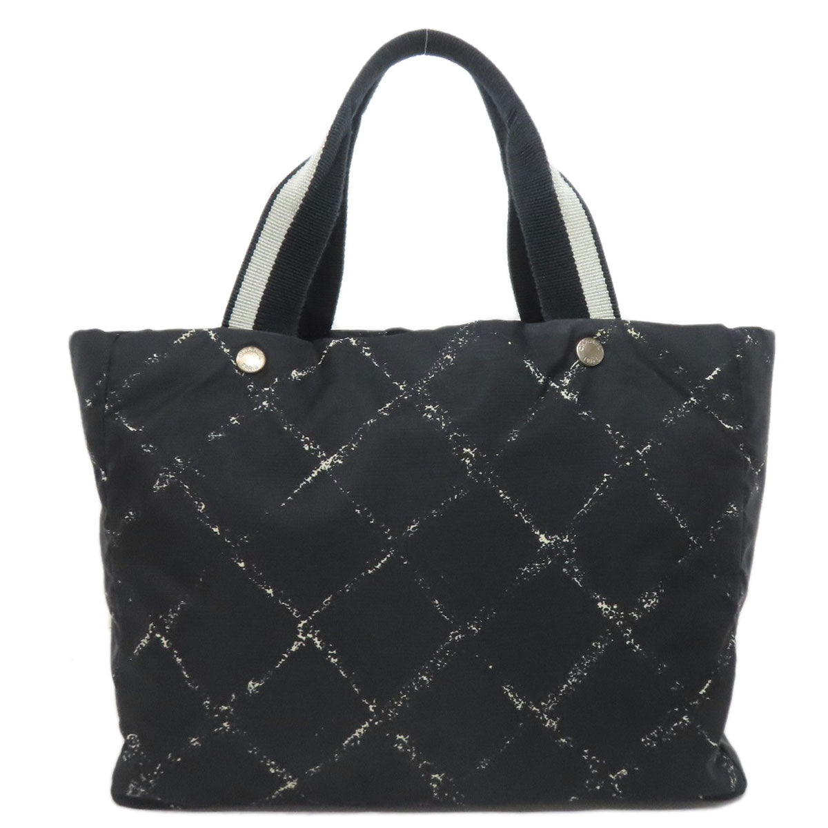 CHANEL Tote Bag Nylon black Travel line