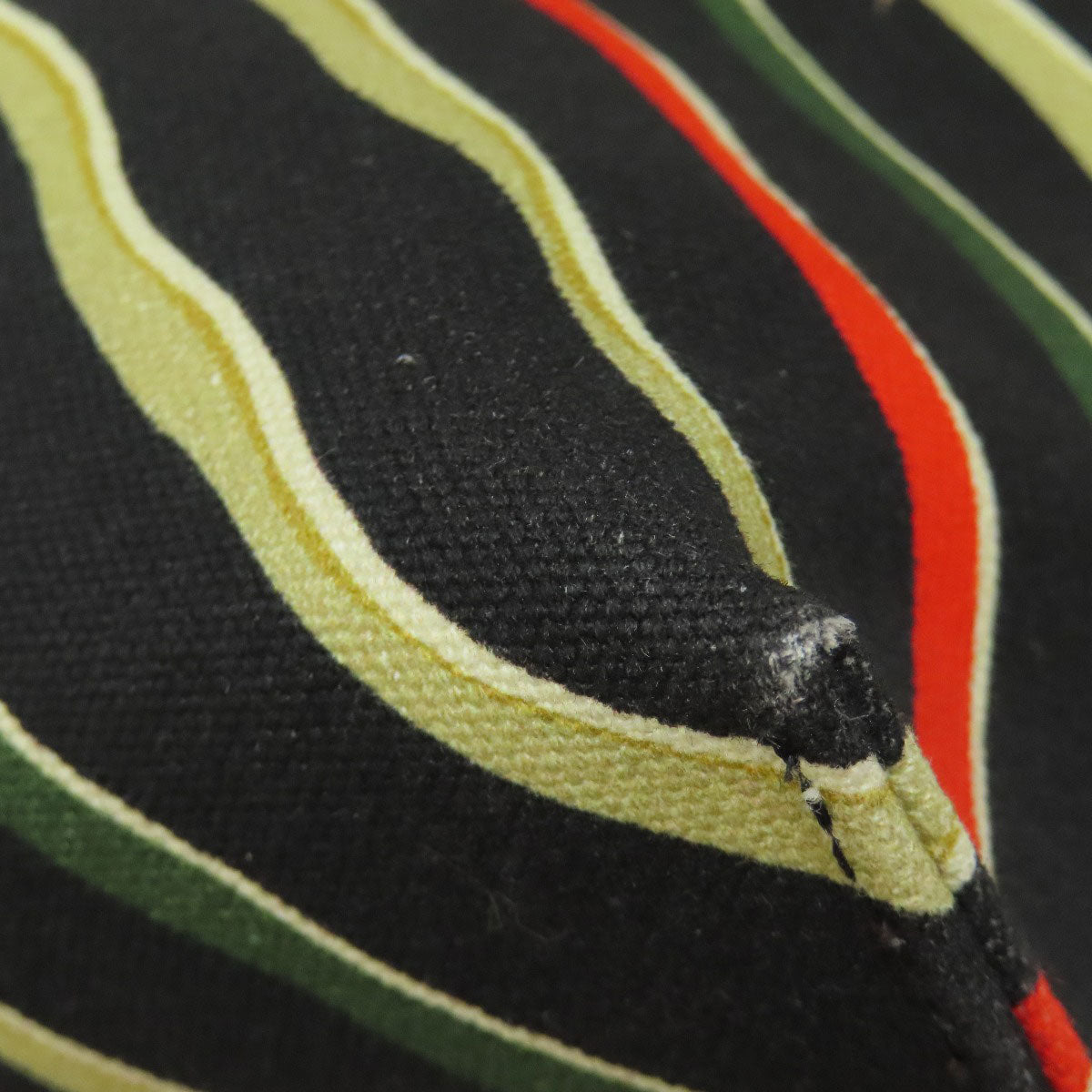 LOEWE Shoulder Bag canvas black Paula's Ibiza Flag Bag T-Messenger