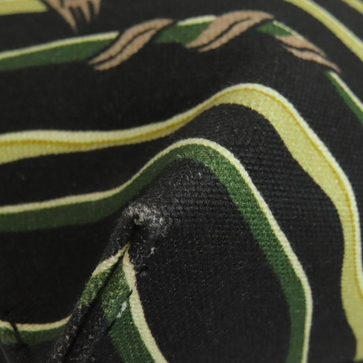 LOEWE Shoulder Bag canvas black Paula's Ibiza Flag Bag T-Messenger