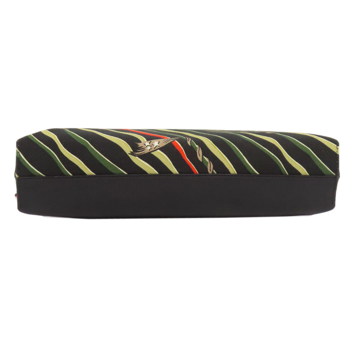 LOEWE Shoulder Bag canvas black Paula's Ibiza Flag Bag T-Messenger