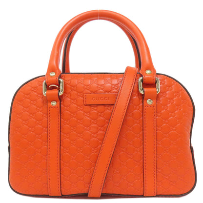 GUCCI Handbag 510289 Calfskin Orange Micro guccissima outlet 2WAY