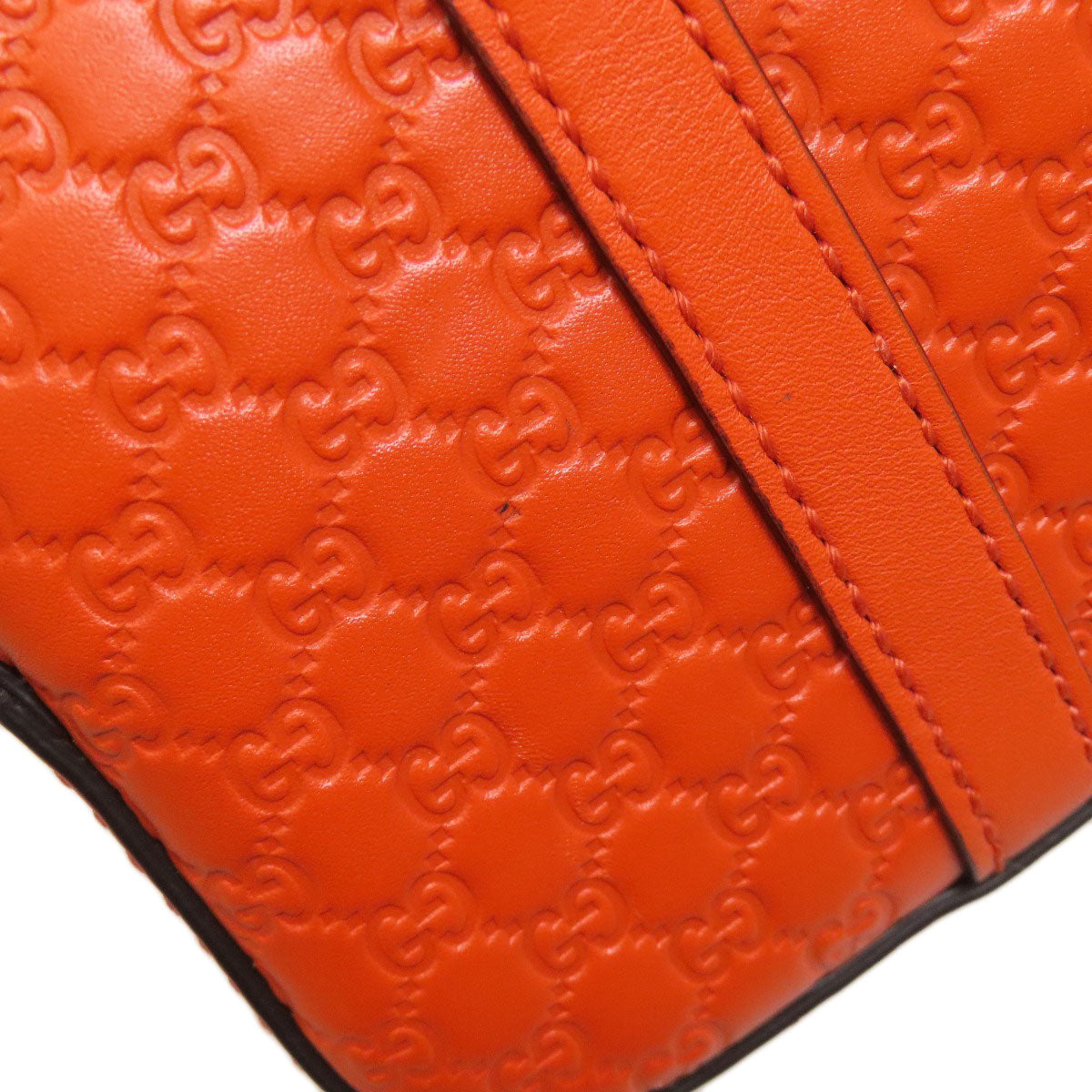 GUCCI Handbag 510289 Calfskin Orange Micro guccissima outlet 2WAY