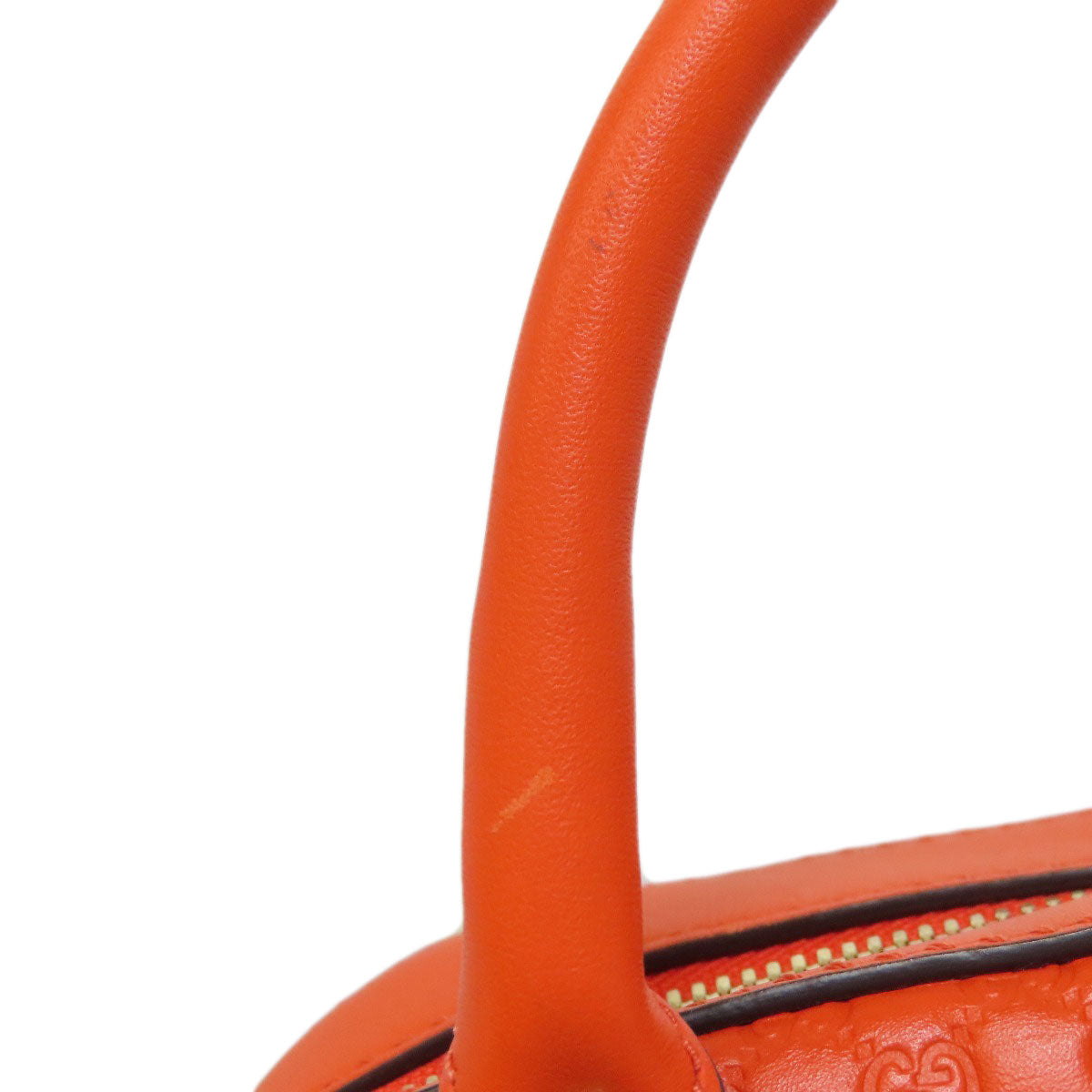 GUCCI Handbag 510289 Calfskin Orange Micro guccissima outlet 2WAY