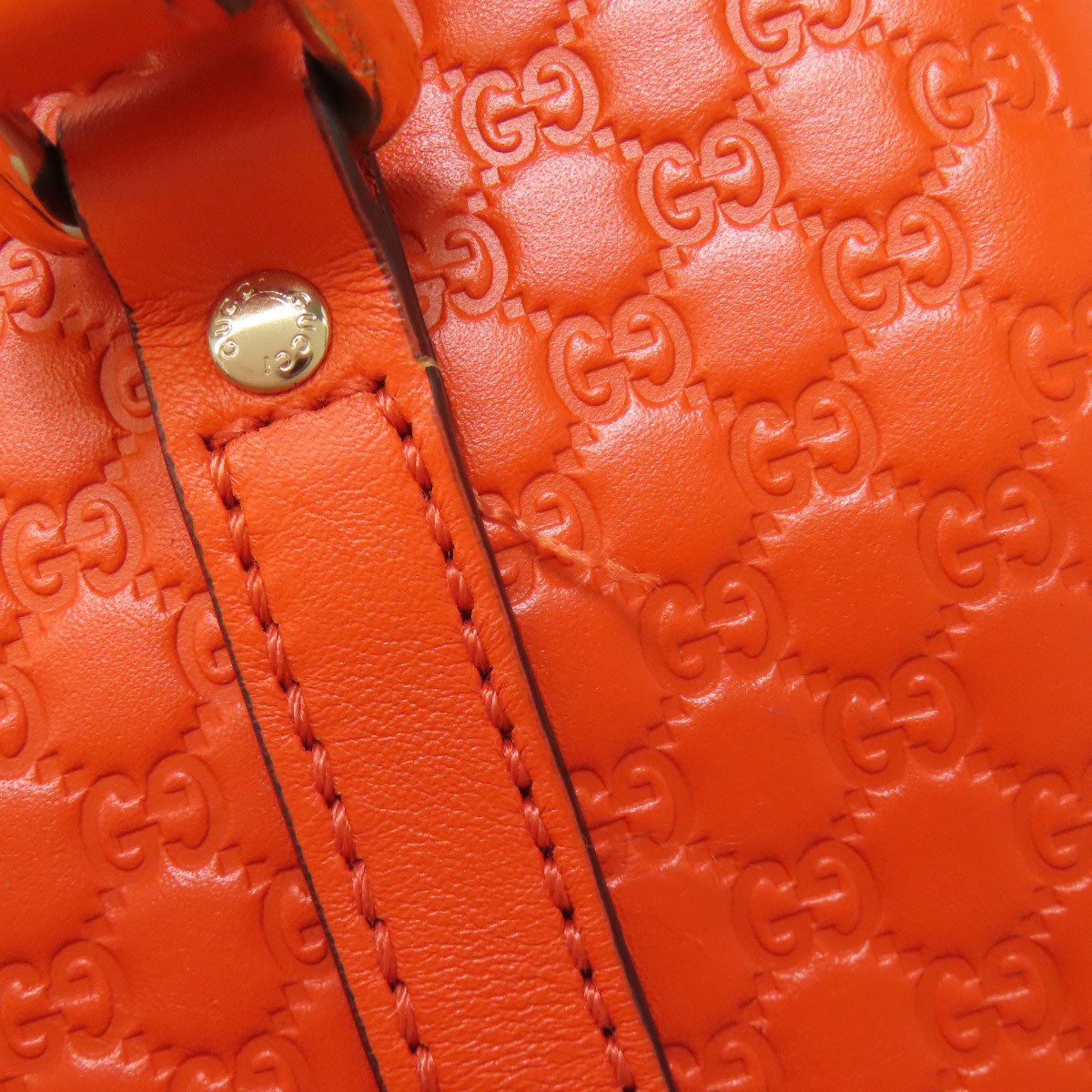 GUCCI Handbag 510289 Calfskin Orange Micro guccissima outlet 2WAY
