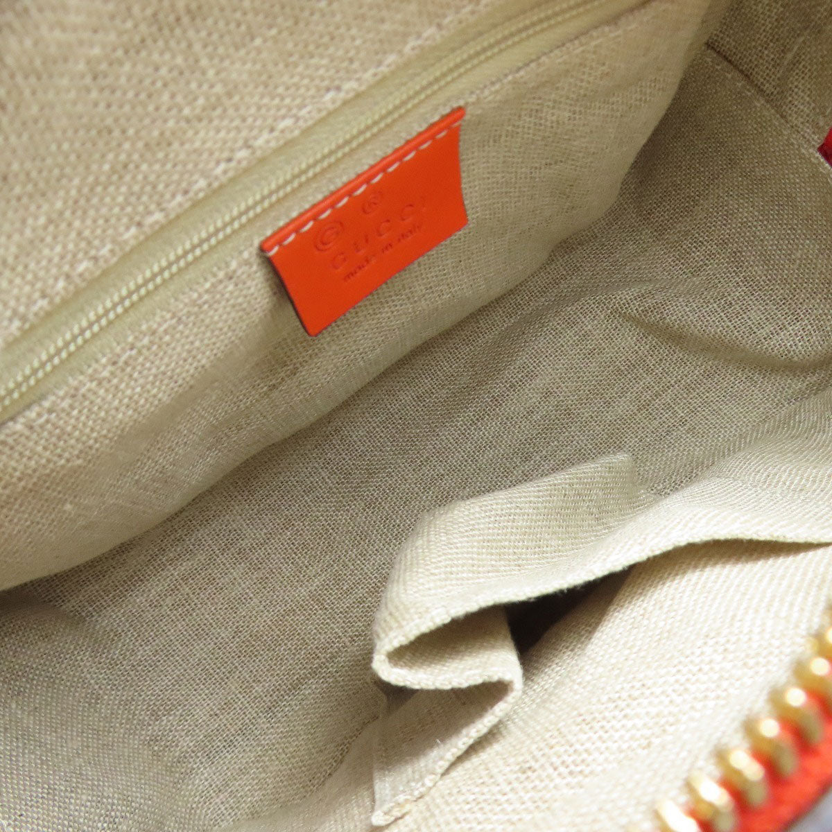 GUCCI Handbag 510289 Calfskin Orange Micro guccissima outlet 2WAY