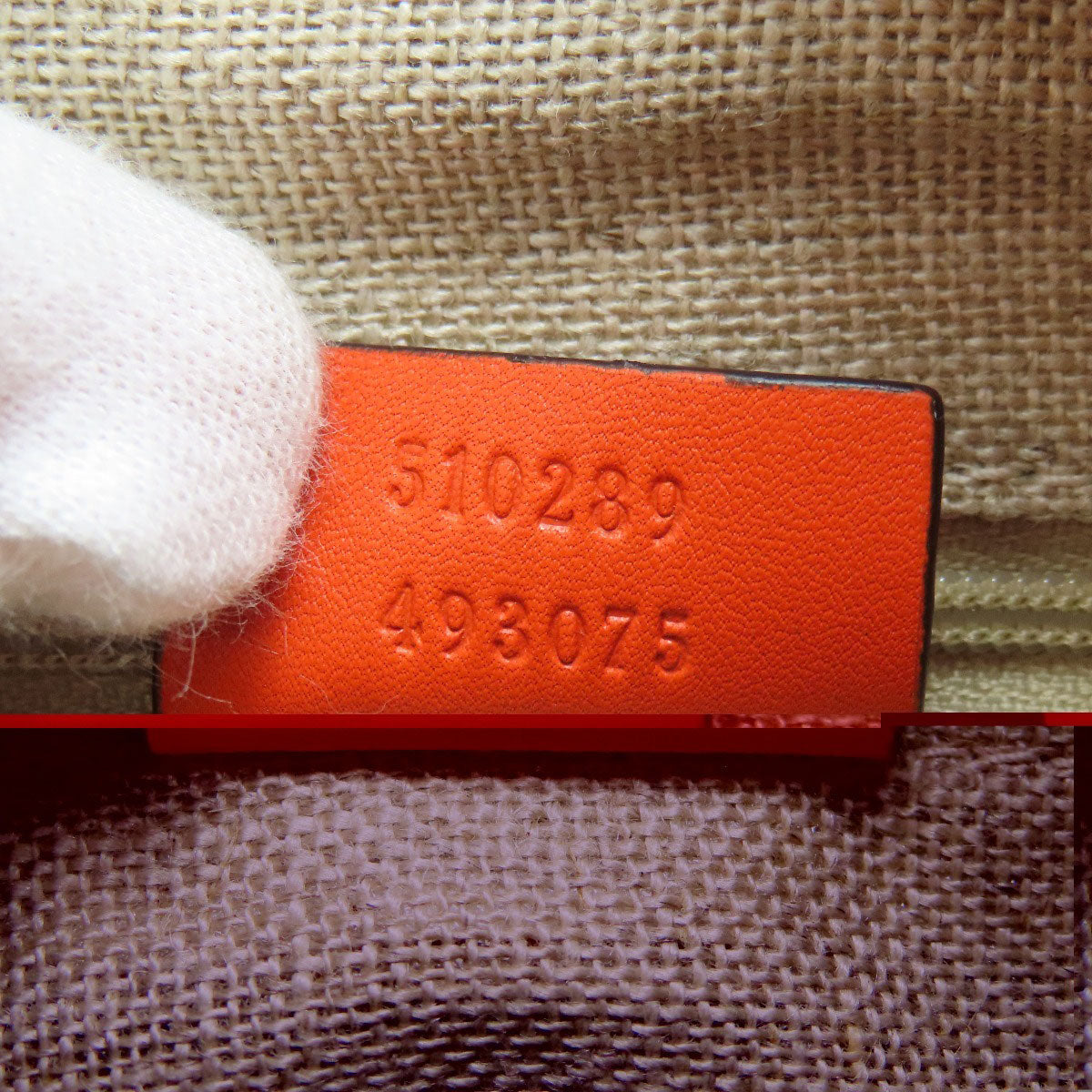 GUCCI Handbag 510289 Calfskin Orange Micro guccissima outlet 2WAY