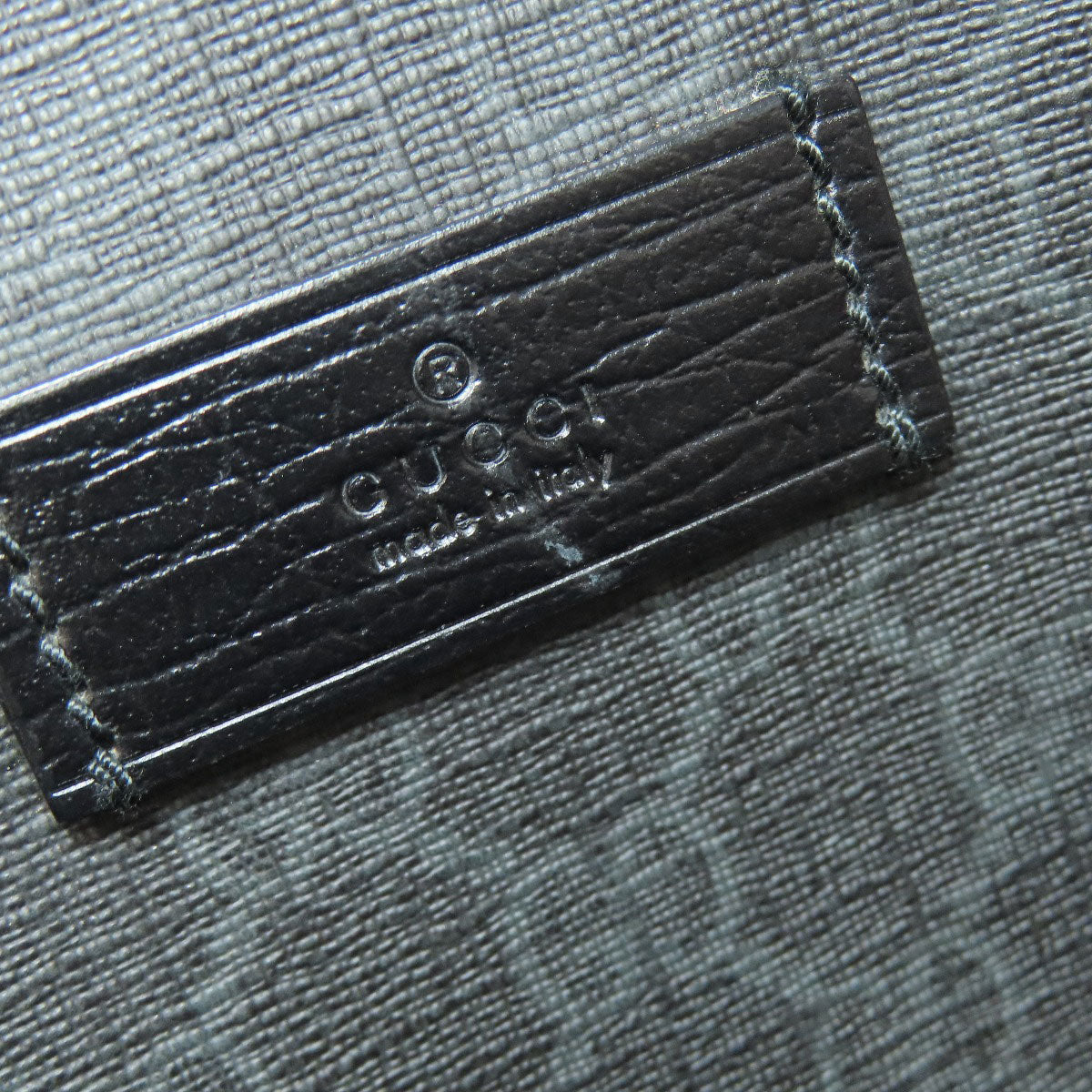 GUCCI Tote Bag 162785 PVC black GG Supreme 2WAY