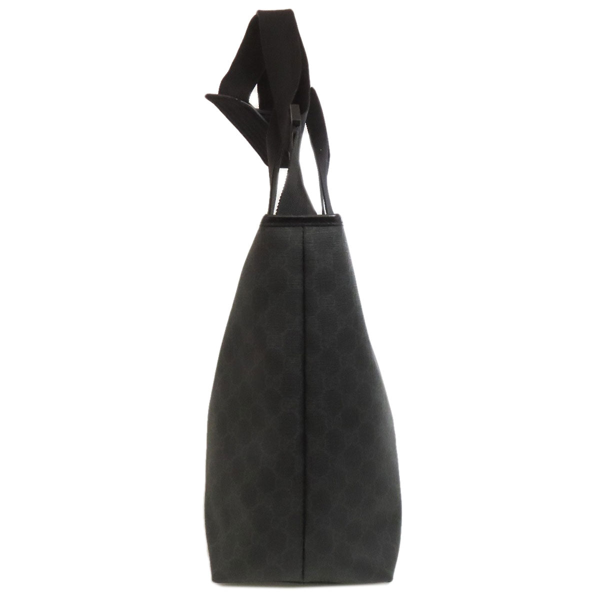 GUCCI Tote Bag 162785 PVC black GG Supreme 2WAY