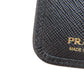 PRADA Bifold Wallet Safiano black Zip wallet