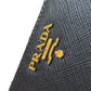 PRADA Bifold Wallet Safiano black Zip wallet
