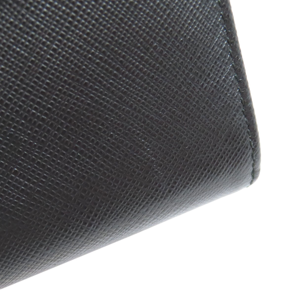 PRADA Bifold Wallet Safiano black Zip wallet